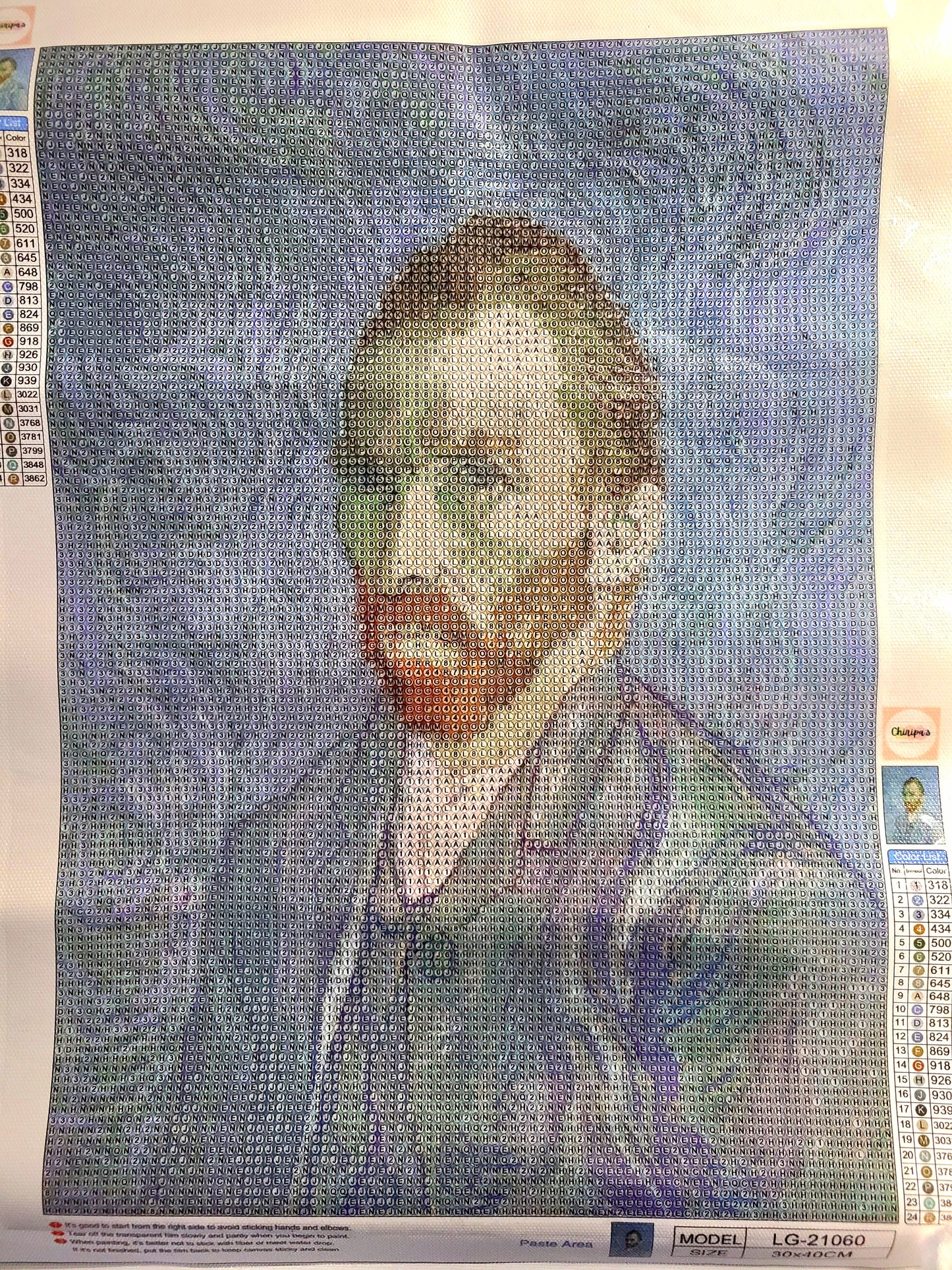 Autorretrato - Kit de pintura diamante