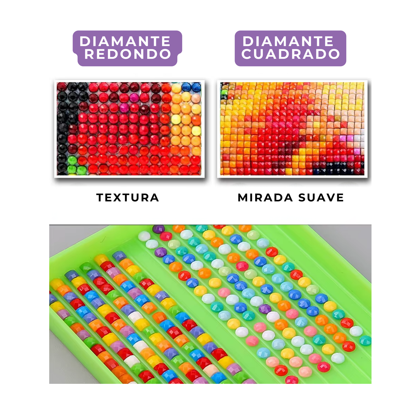 Pintura Diamante Personalizada (varias dimensiones disponibles)