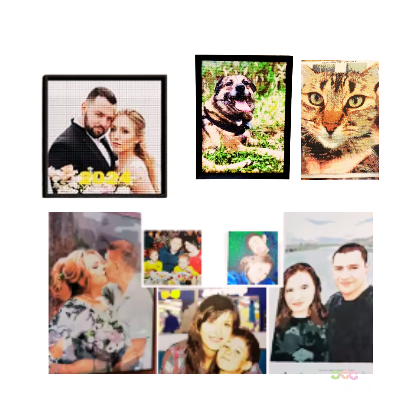Pintura Diamante Personalizada (varias dimensiones disponibles)