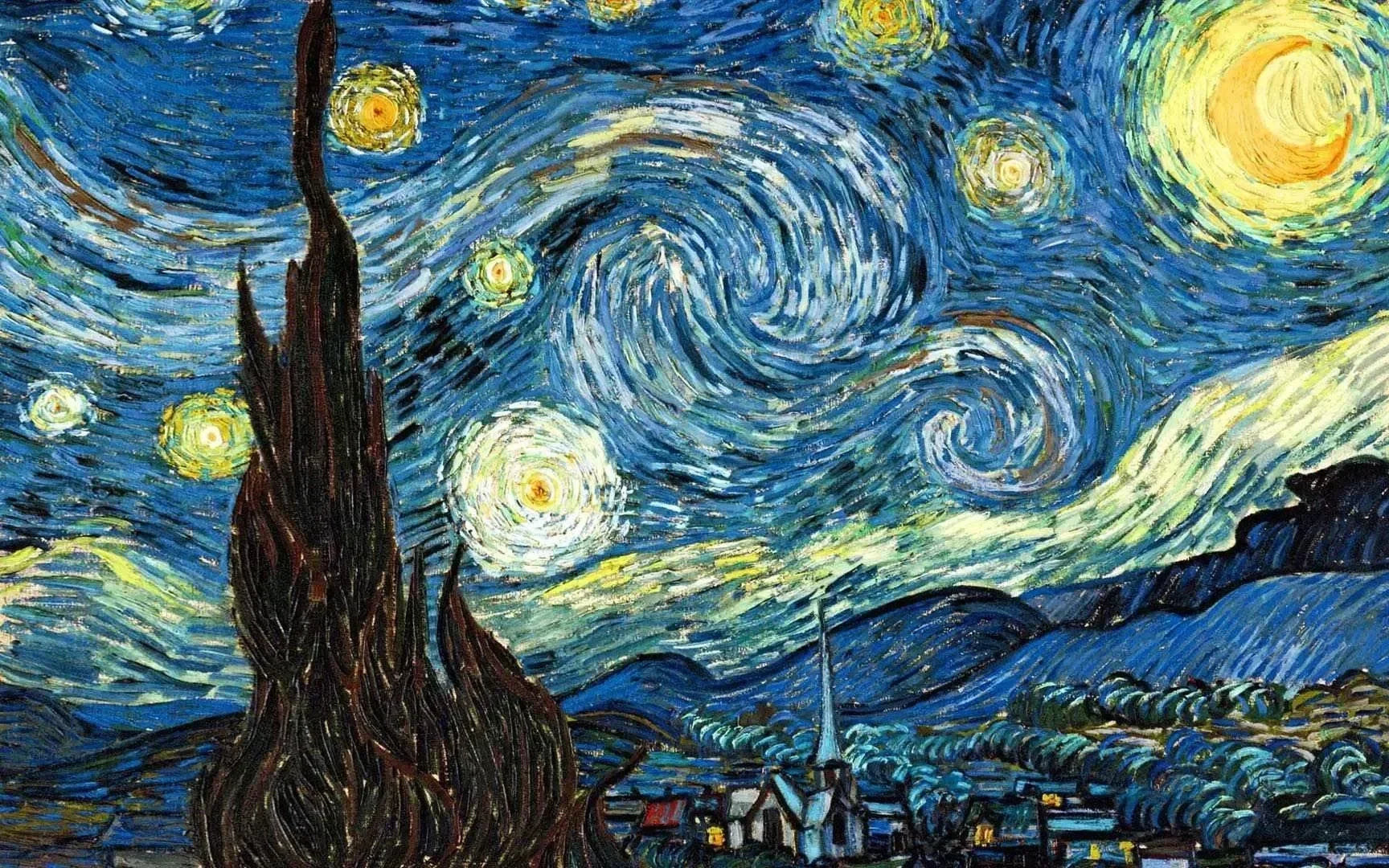 Noche Estrellada de Van Gogh - kit premium de pintura diamante