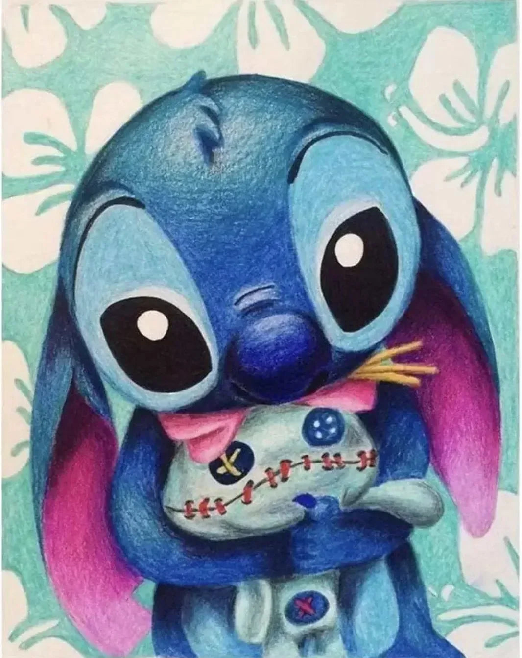 Stitch con Trapos - Kit de pintura diamante