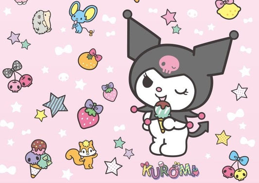 Kuromi - kit premium de pintura diamante