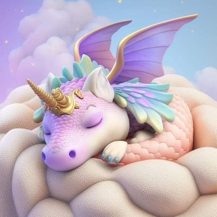 Pintura Diamante Premium - Dragón Durmiendo