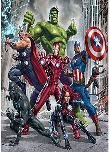 Vengadores - Kit de pintura diamante