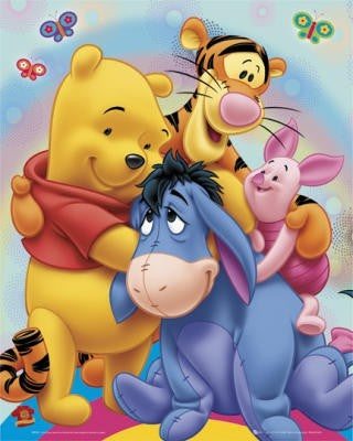 Winnie Pooh y sus amigos - Kit de pintura diamante