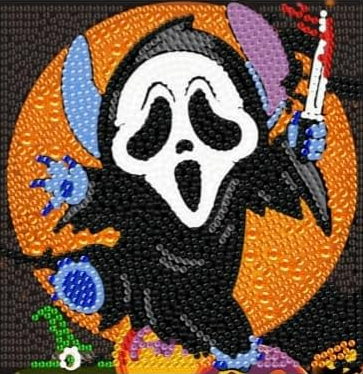 Stitch Halloween (Scream) - Kit Pequeño