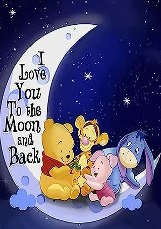 Winnie Pooh y Amigos - Kit de pintura diamante