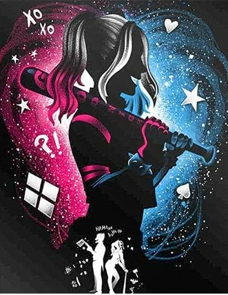 Pintura diamante kit básico - Harley Quinn
