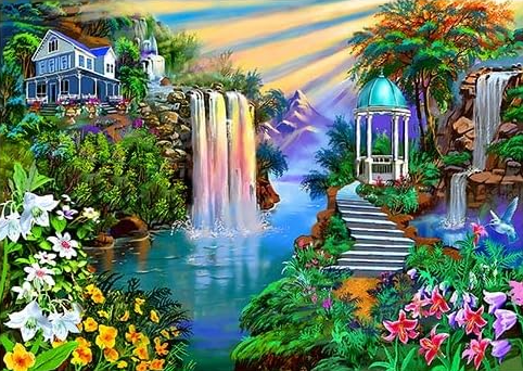 Pintura diamante kit básico - Paraíso