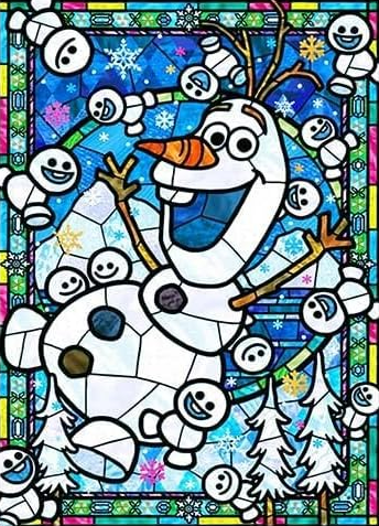 Pintura diamante básica - Olaf Vitral