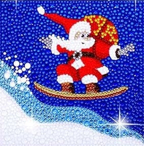Papa Noel patinador (kit pequeño)