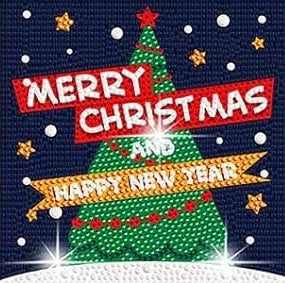 Merry Christmas árbol (kit pequeño)