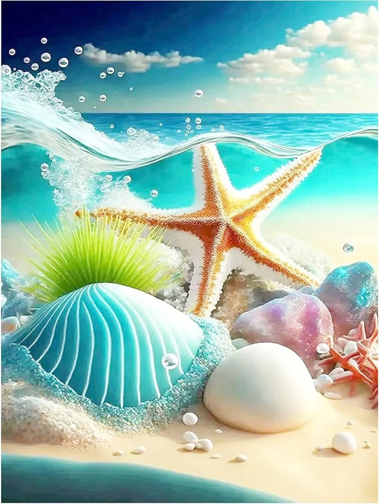 Estrella de mar- Kit de pintura diamante