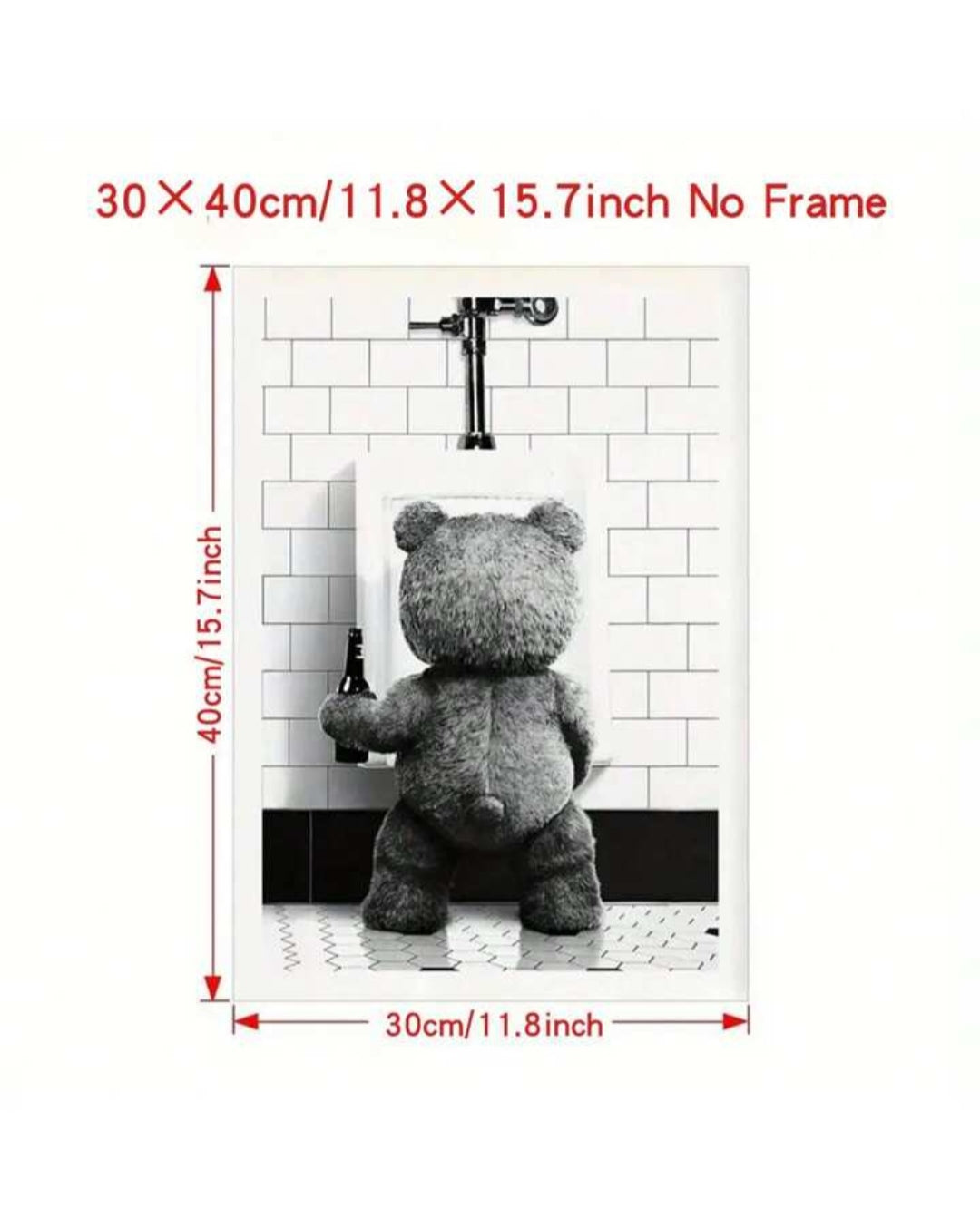 Oso Ted- Kit de pintura diamante