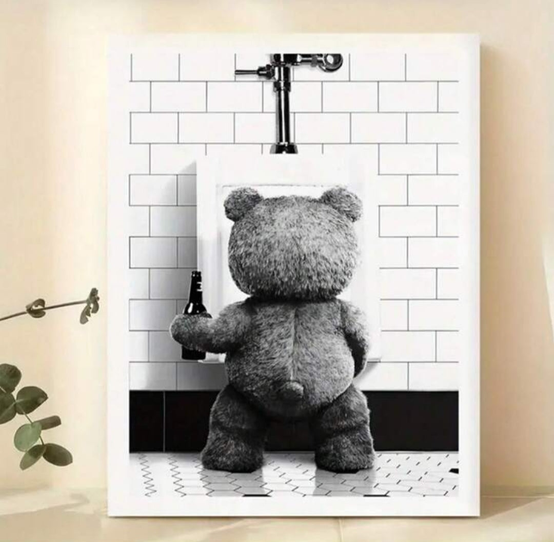 Oso Ted- Kit de pintura diamante