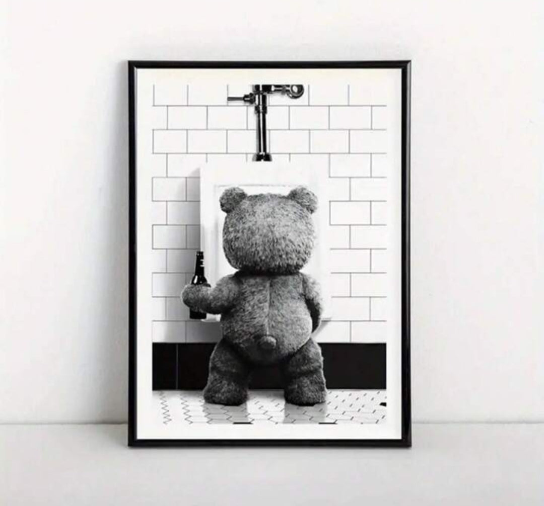 Oso Ted- Kit de pintura diamante