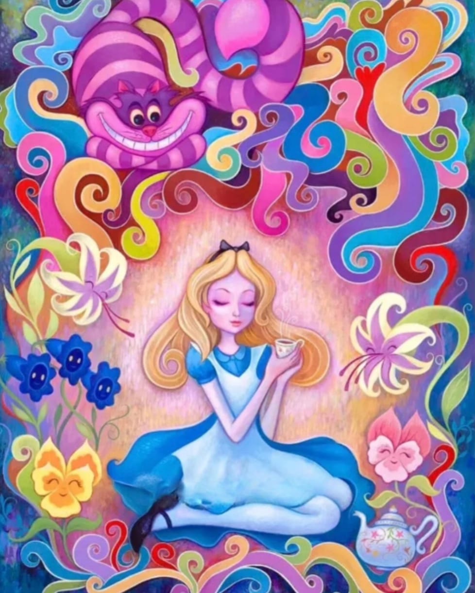 Pintura Diamante Especial - Alicia en el País de las Maravillas