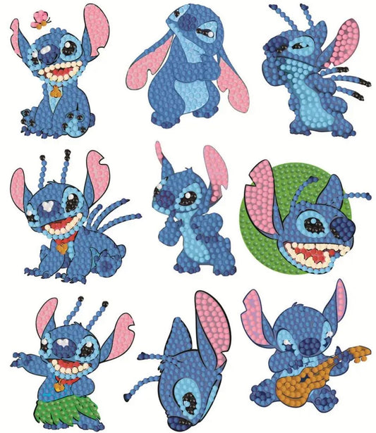 Stickers de pintura diamante - Stitch