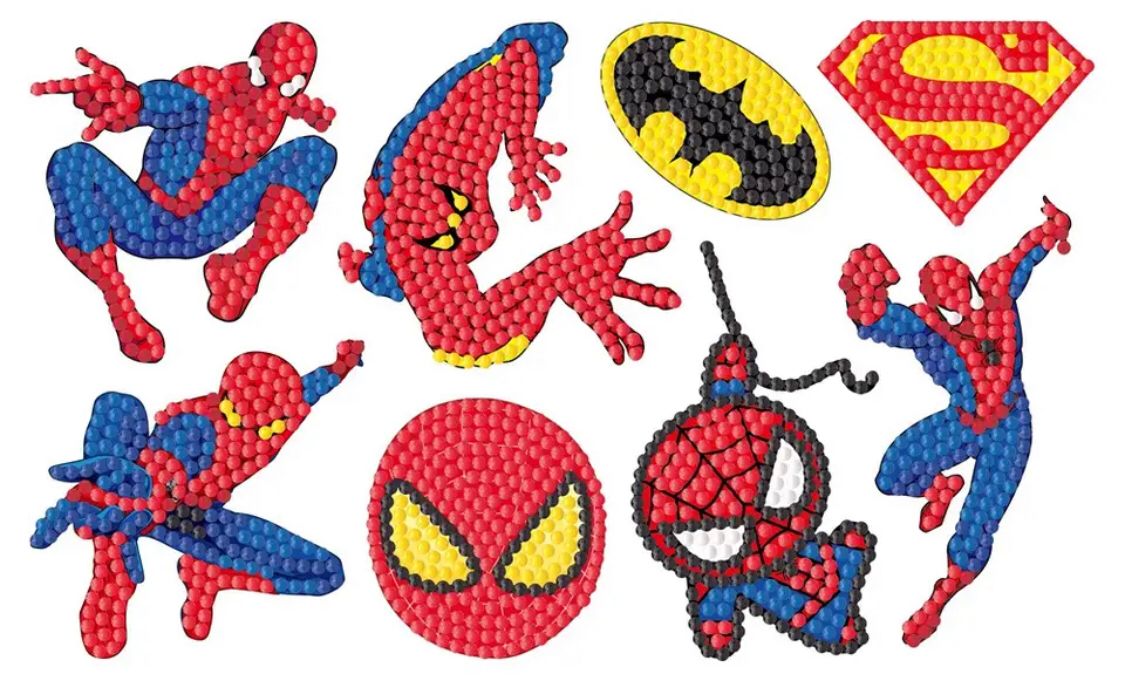 Pintura Diamante Stickers - Superheroes