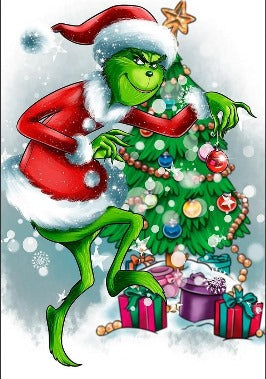 Grinch- Kit de pintura diamante
