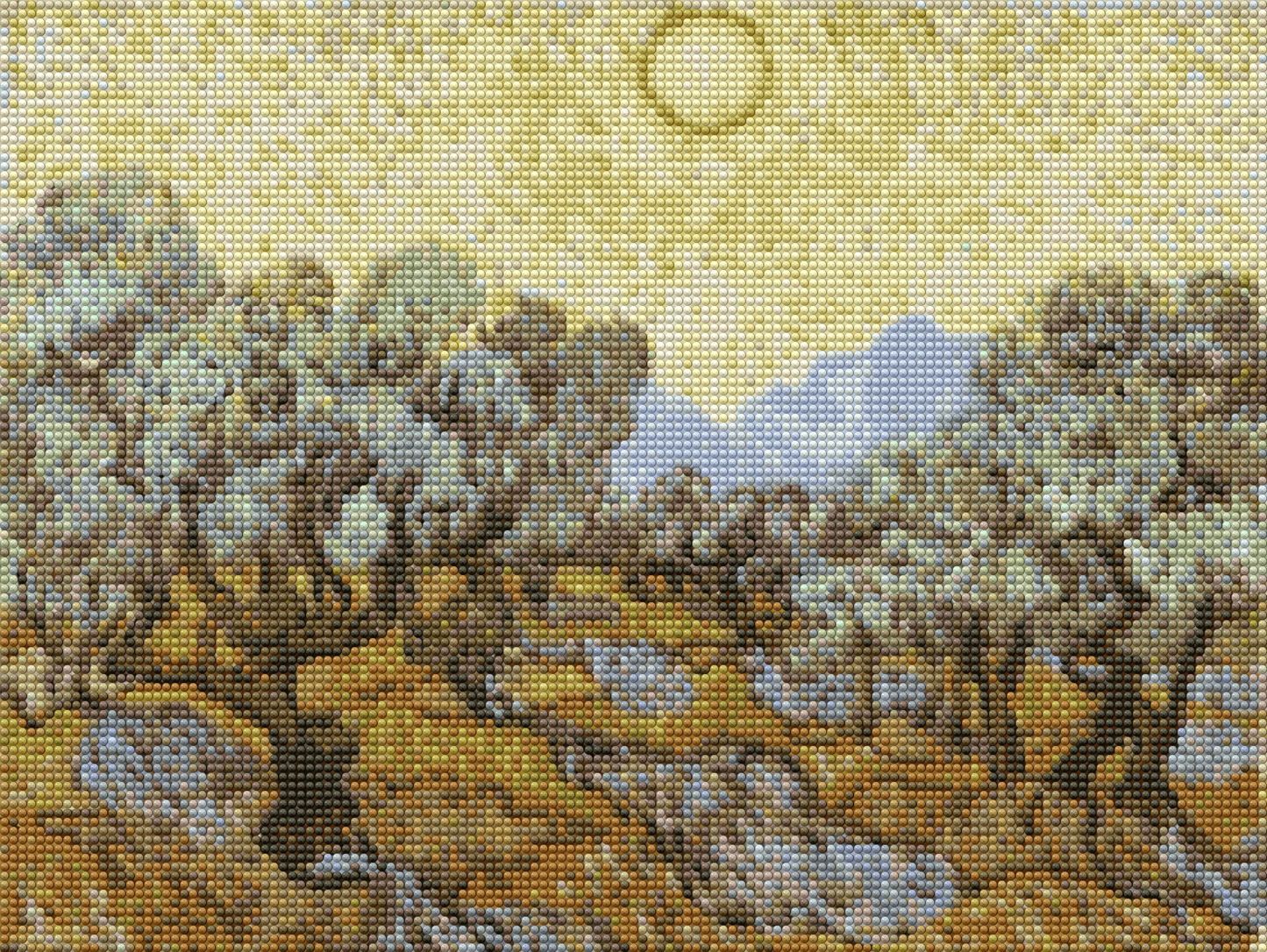 Olivos - Kit de pintura diamante