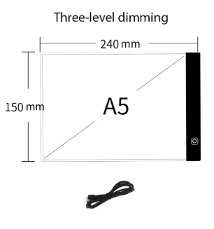 Tablero de luz para pintura diamante - A5