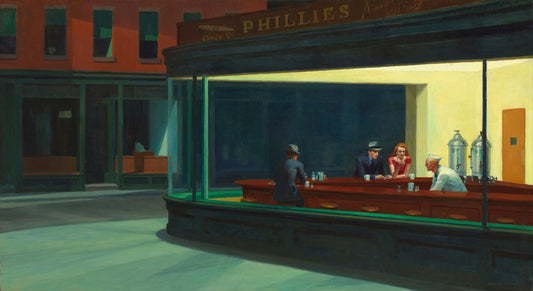 Noctámbulos - Edward Hopper - Kit de pintura diamante