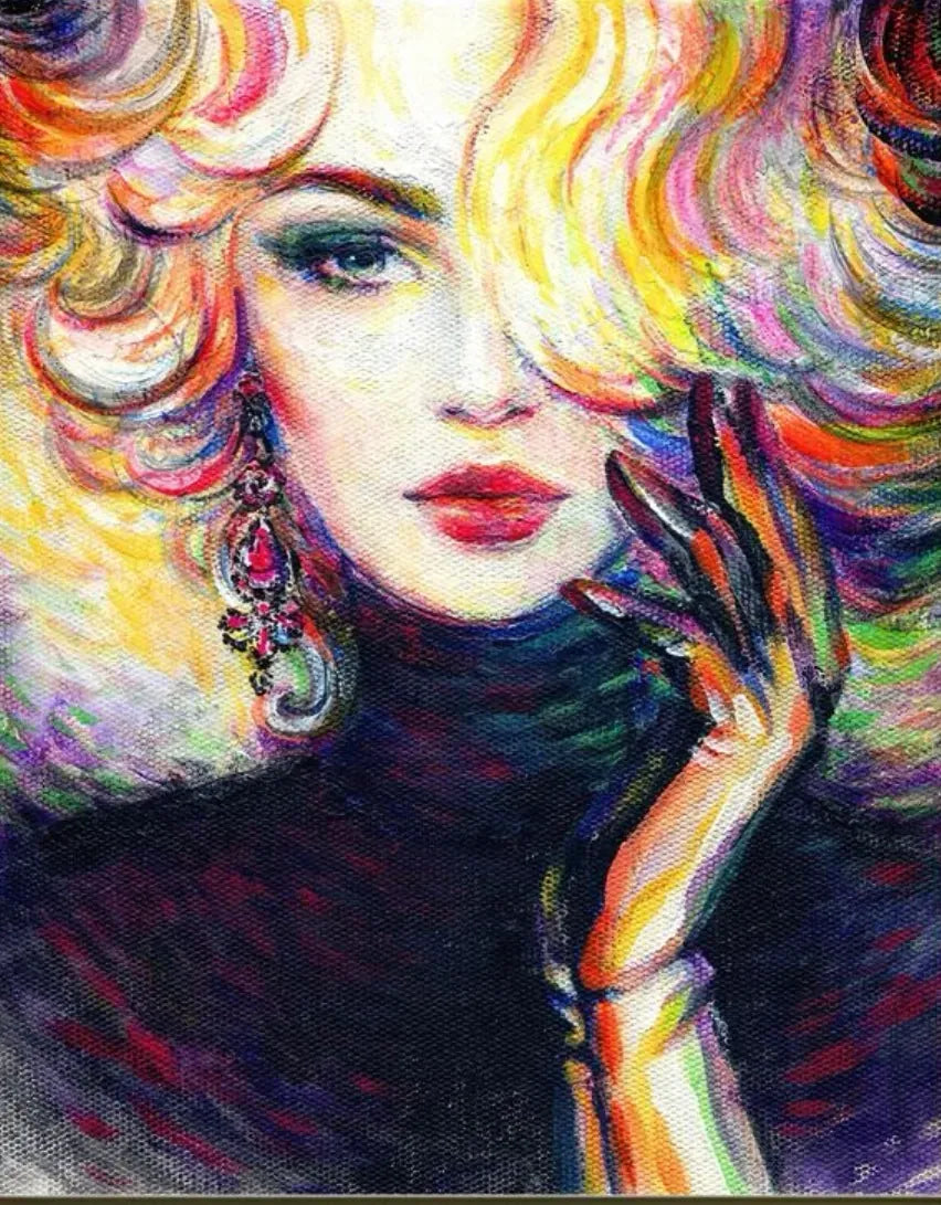 Mujer - Kit de pintura diamante