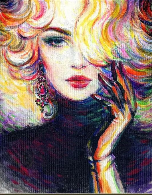 Mujer - Kit de pintura diamante