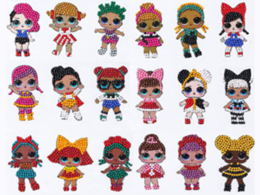 Pintura Diamante Stickers - Muñecas LOL