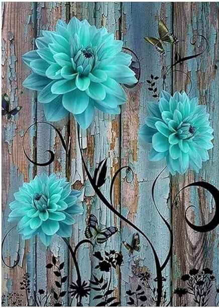 Dalias - Kit de pintura diamante