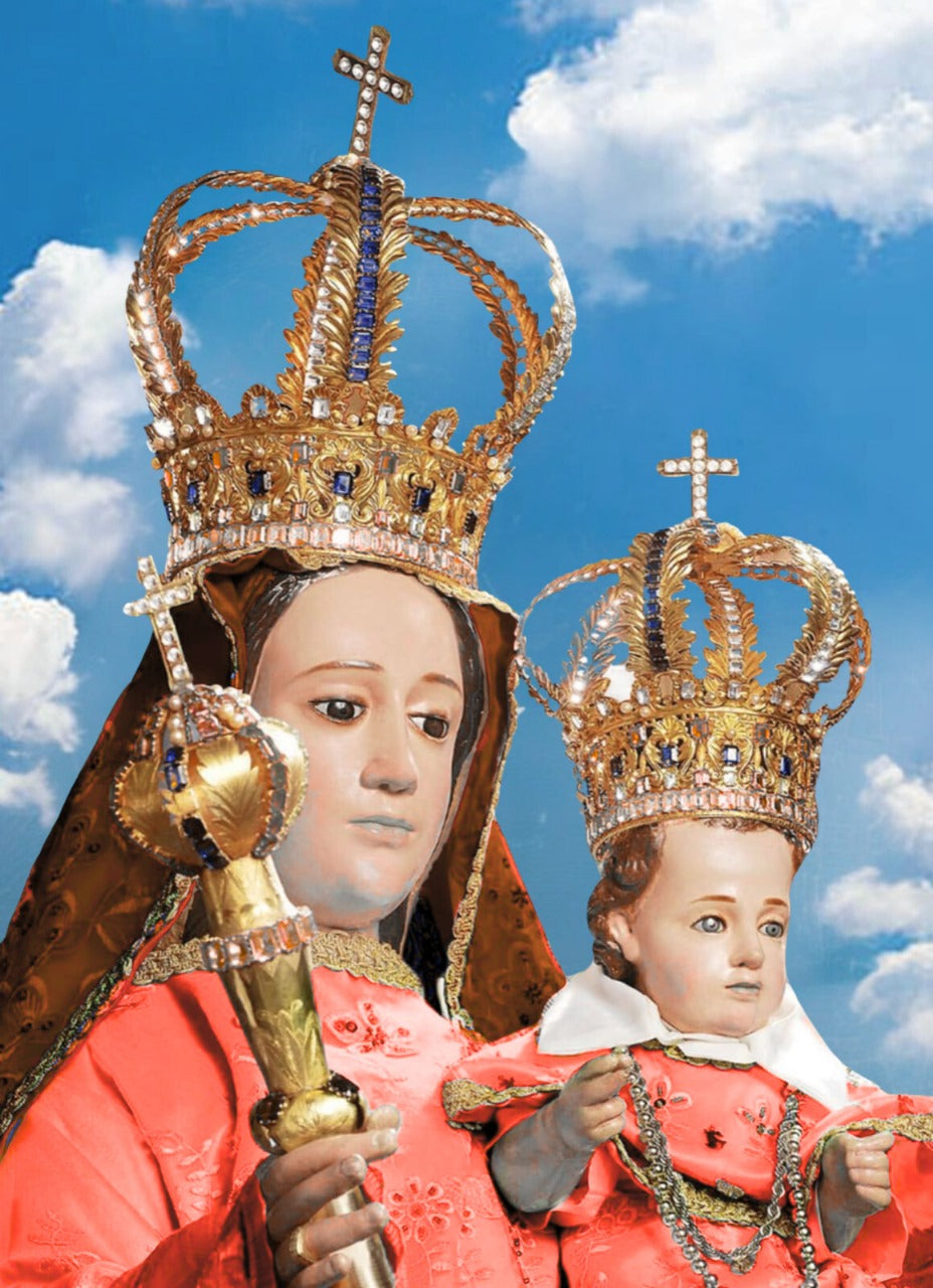 Virgen del Quinche 50x70 cm (diamante cuadrado)