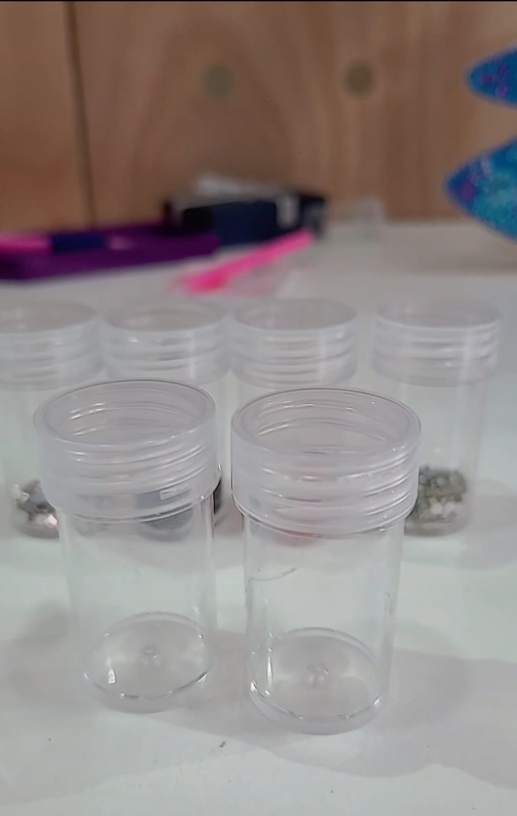 Frascos para guardar diamantes