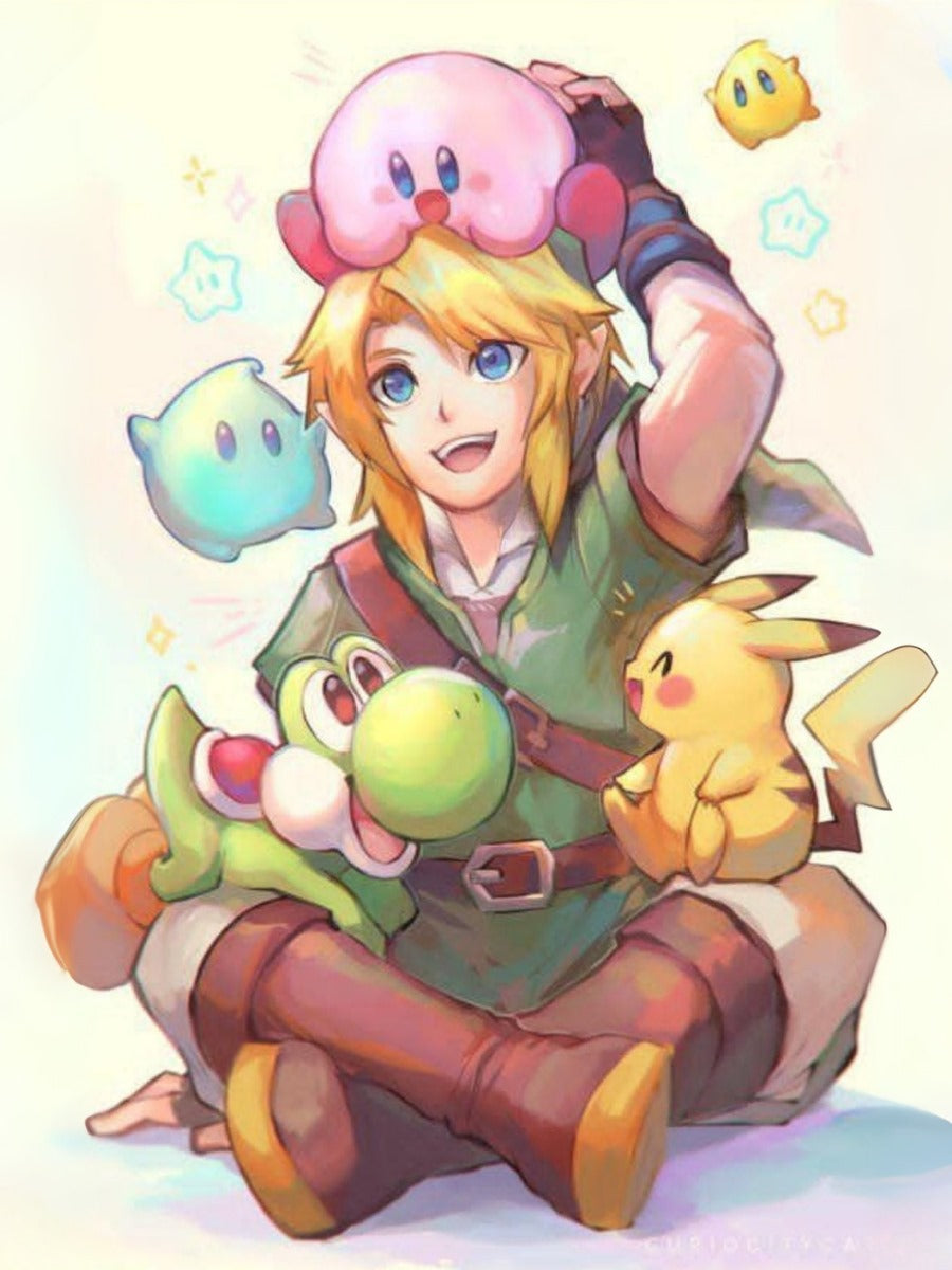 Amigos (35x45 cm) diamante cuadrado