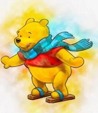 Pintura diamante premium - Winnie Pooh
