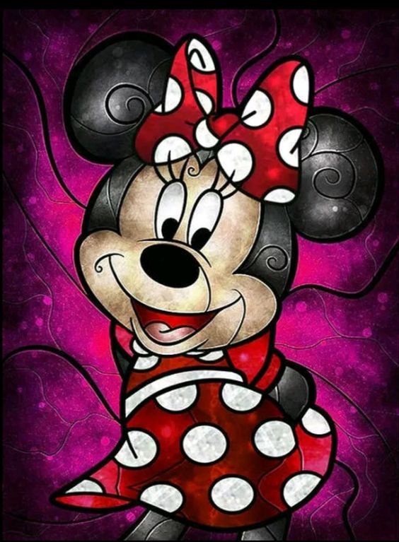 Minnie- Kit de pintura diamante