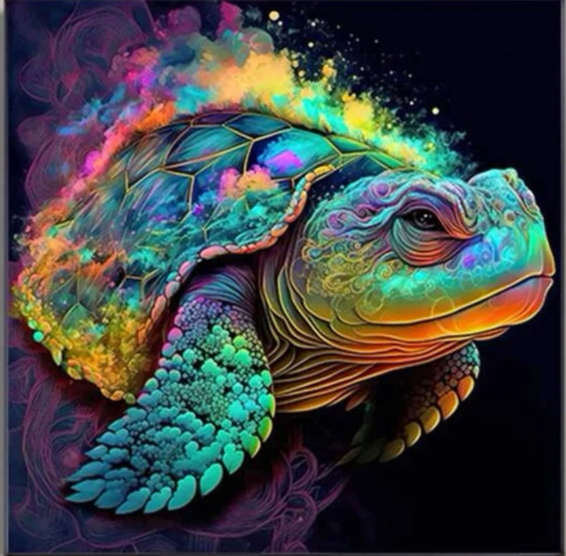 Tortuga de colores