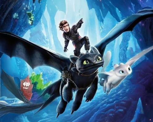 Como entrenar a mi dragón (30X40) cm