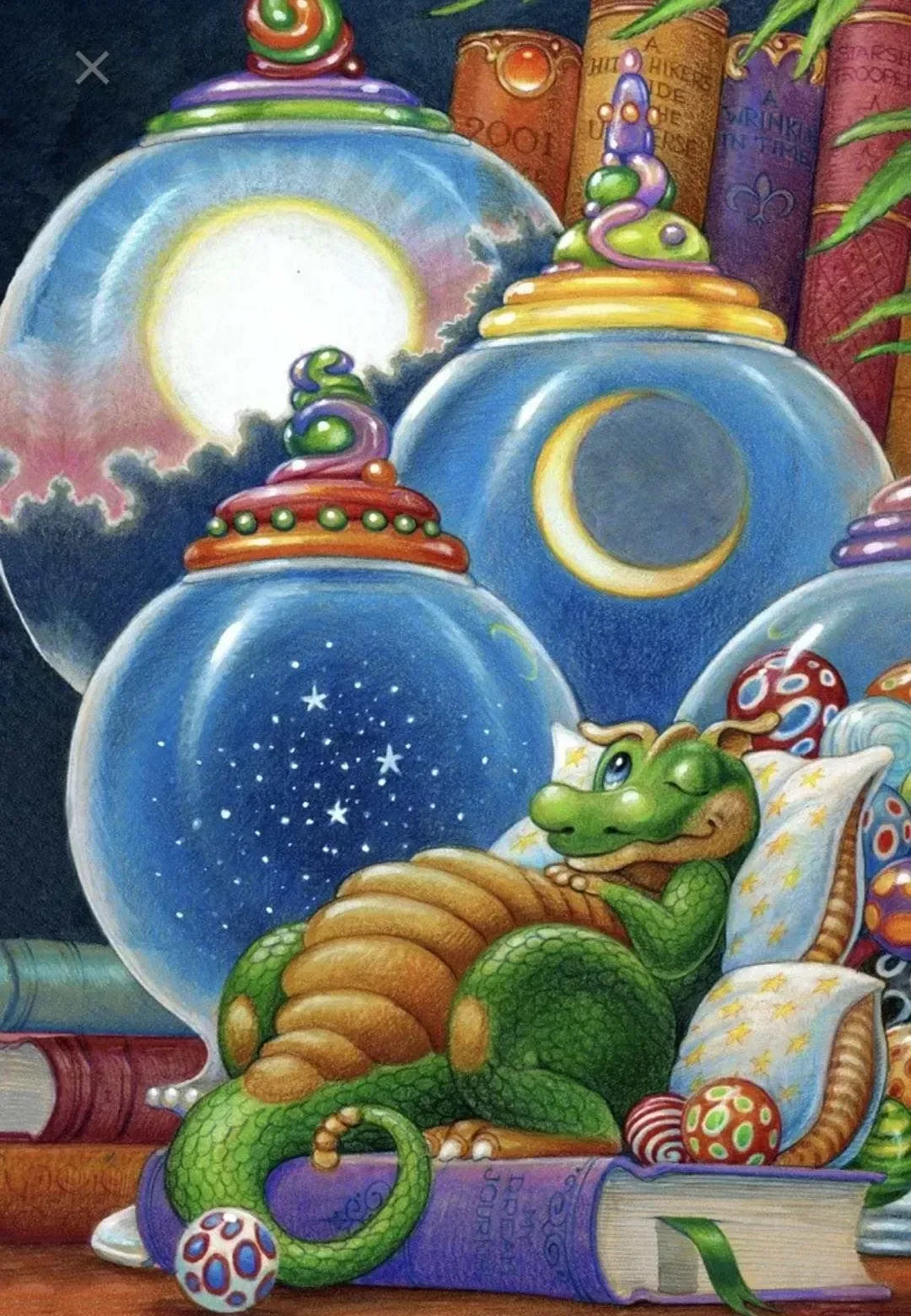 Pintura diamante premium - Dragón mágico