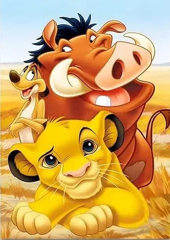 Timón, Pumba y Simba