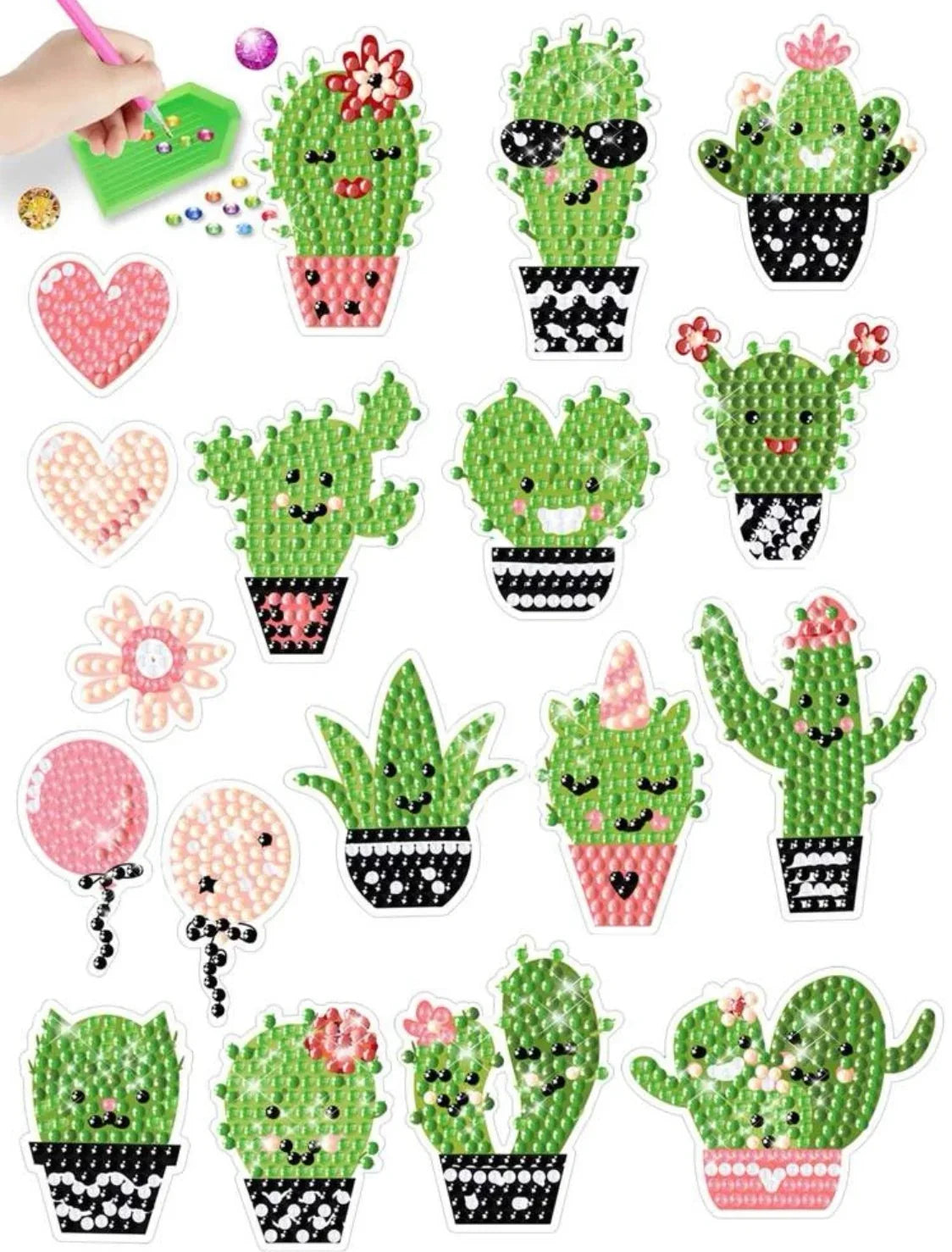 Pintura Diamante Stickers - Cactus