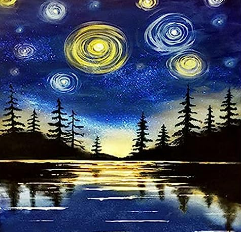 Pintura diamante – Noche con estrellas