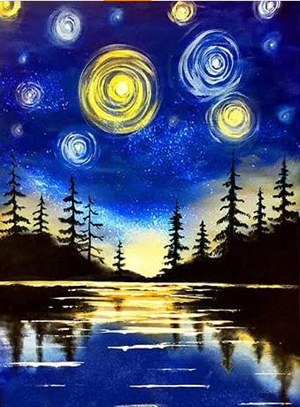 Noche con estrellas