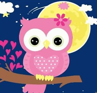 Búho rosa (kit pequeño)