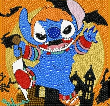 Stitch Halloween (Chucky) - Kit Pequeño