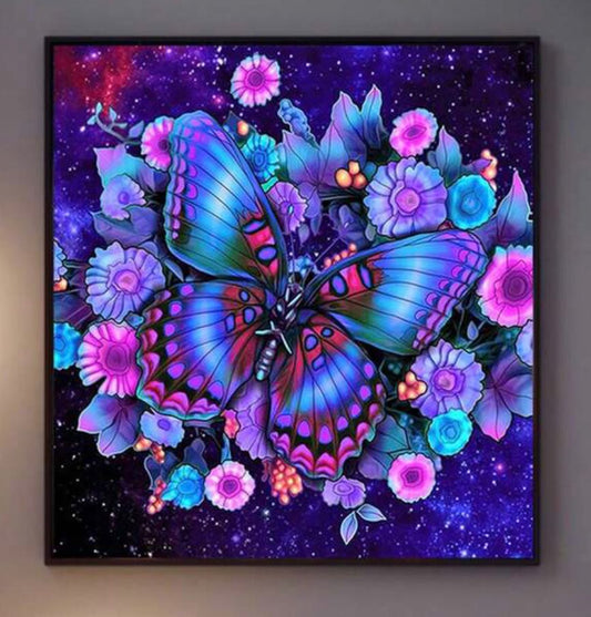 Mariposa azul