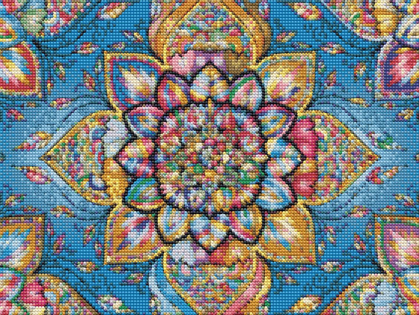 Mandala azul