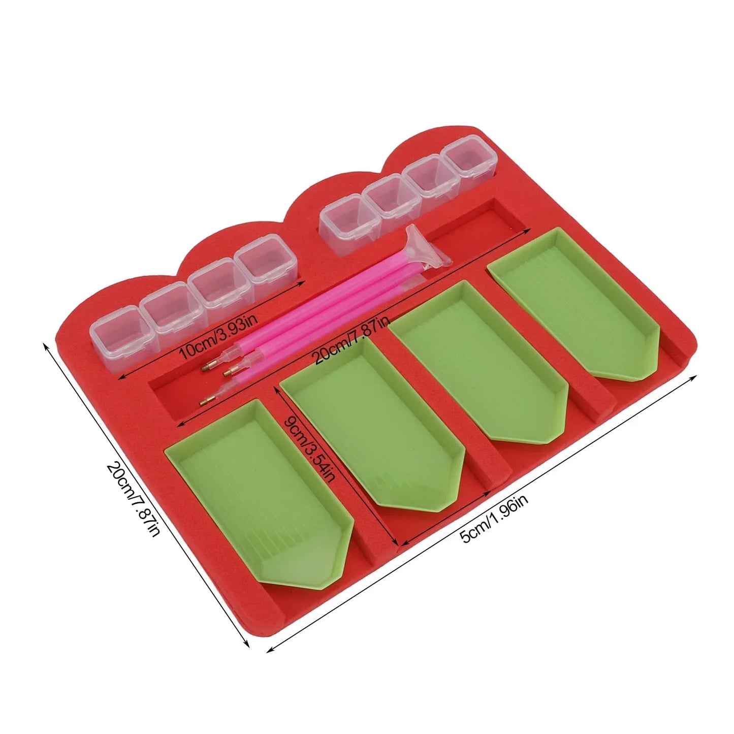 Kit organizador de bandejas y accesorios