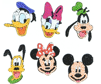 Pintura Diamante Stickers - Mickey y amigos