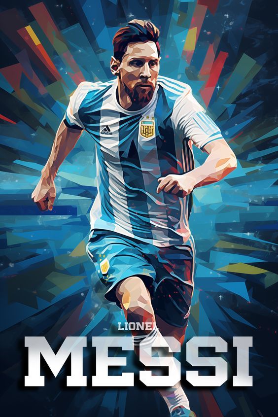 Messi 1A - kit de pintura diamante